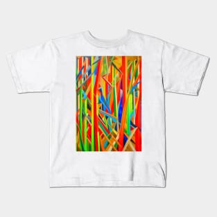 Stoic Beauty: Captivating Bamboo Artwork Kids T-Shirt